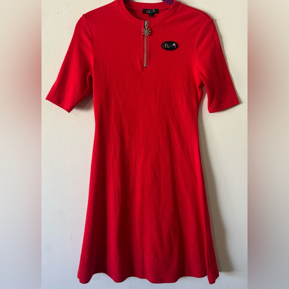 dELiA*s 90s Catalog Brand Vibrant Red Mini Dress